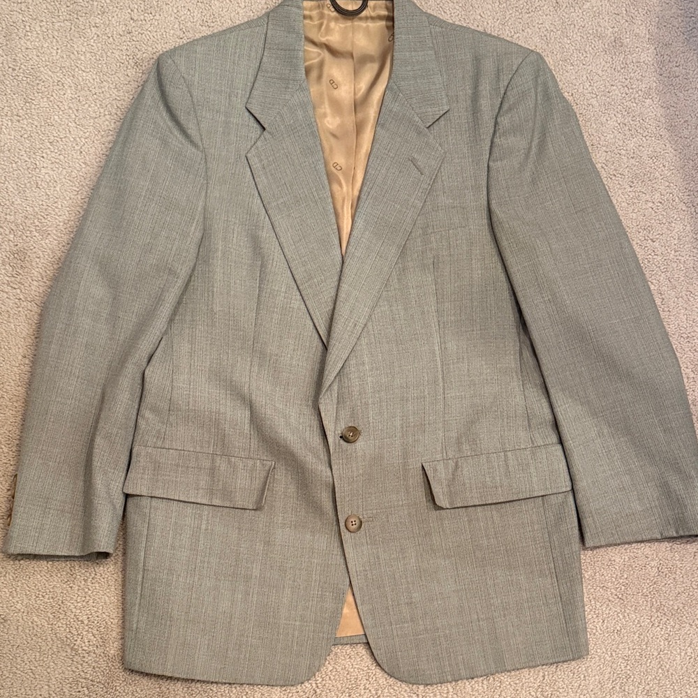 Dior Light Gray Men's Blazer Jacket